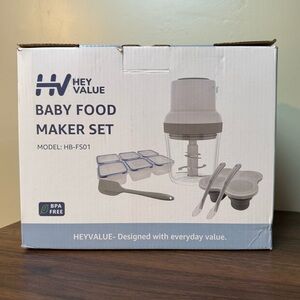 Baby Food Maker Set with Storage Containers